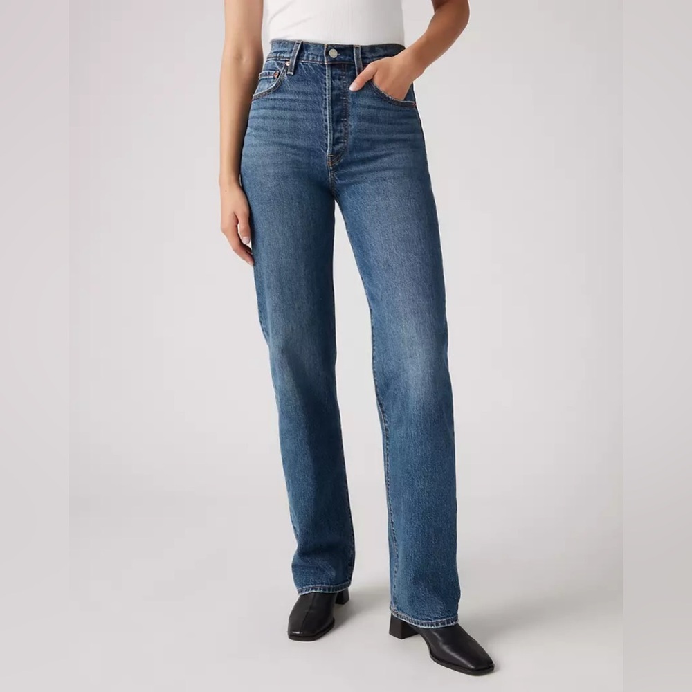 Levi’s Ribcage Full Length Straight Jeans